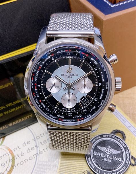 breitling transocean unitime chronograph